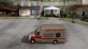 Ford E-350 Ambulance v2.0 для GTA San Andreas миниатюра 2