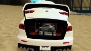 Mitsubishi Lancer Evo X Evolution for GTA San Andreas miniature 6