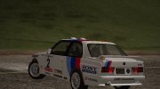 1988 BMW E30 M3 Race Car para GTA San Andreas miniatura 5