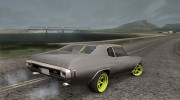 1970 Chevrolet Chevelle SS Drift Monster Energy for GTA San Andreas miniature 3