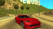 Dodge Viper GTS для GTA San Andreas миниатюра 1