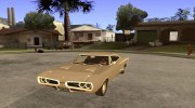 Dodge Coronet Super Bee 70 для GTA San Andreas миниатюра 1