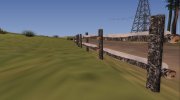 Winter Farm Fence Wood для GTA San Andreas миниатюра 3