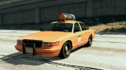San Andreas Stanier Taxi V1 for GTA 5 miniature 1
