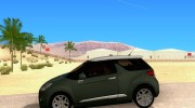 Citroen DS3 2011 para GTA San Andreas miniatura 2