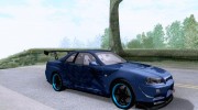 Nissan Skyline GTR 34 CIAY для GTA San Andreas миниатюра 1