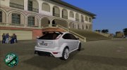 Ford Focus RS 2009 for GTA Vice City miniature 4