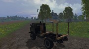 ГАЗ 66 Лесовоз для Farming Simulator 2015 миниатюра 4