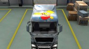Скин Simpsons для MAN TGX para Euro Truck Simulator 2 miniatura 2