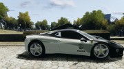 Ferrari 458 Italia - Brazilian Police for GTA 4 miniature 5