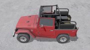 Toyota Land Cruiser 40 Canvas Top para Farming Simulator 2017 miniatura 3