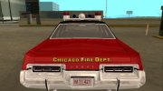 Dodge Monaco 1974 Chicago Fire Dept для GTA San Andreas миниатюра 7