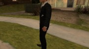 Vitos Black and White Vegas Suit from Mafia II для GTA San Andreas миниатюра 4