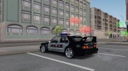 Mercedes-Benz 190E Evolution Police para GTA San Andreas miniatura 2