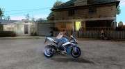 Suzuki 600 GSXR 2006 para GTA San Andreas miniatura 5