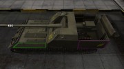 Контурные зоны пробития Объект 263 for World Of Tanks miniature 2