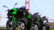 Kawasaki Z800 Monster Energy for GTA San Andreas miniature 15