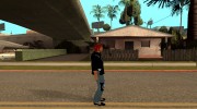Инопланетный хиппи для GTA San Andreas миниатюра 2