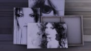 Watercolour Portraits Canvases for Sims 4 miniature 1
