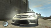Mercedes-Benz C63 AMG для GTA 4 миниатюра 7