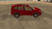 Subaru Forester 2019 для GTA San Andreas миниатюра 5