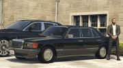1990 Mercedes-Benz 560SEL (W126) US-Spec para GTA 5 miniatura 1
