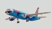 Airbus A320-200 TAM Airlines - Rio movie livery (PT-MZN) для GTA San Andreas миниатюра 5