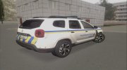 Renault Duster 2020 Национальная Гвардия Украины para GTA San Andreas miniatura 3
