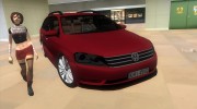 2012 Volkswagen Passat B7 для GTA Vice City миниатюра 1
