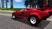 Lamborghini Countach LP5000QV para GTA San Andreas miniatura 3