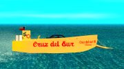 Transbordador Cruz Del Sur III v2 для GTA San Andreas миниатюра 2