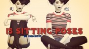 15 Sitting Poses for Sims 4 miniature 1