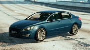Peugeot 508 Police Nationale banalisée (Unmarked Police) for GTA 5 miniature 1