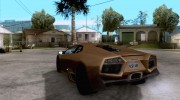 Lamborghini Reventоn для GTA San Andreas миниатюра 3