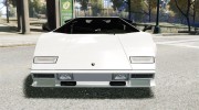 1985 Lamborghini Countach LP500 Quattrovalvole para GTA 4 miniatura 6
