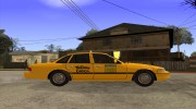 Ford Crown Victoria Taxi 1992 для GTA San Andreas миниатюра 5
