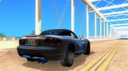 Dodge Viper SRT-10 Roadster для GTA San Andreas миниатюра 4