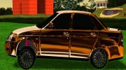 Lada Priora 2170 Gold Ganja Style for GTA San Andreas miniature 2