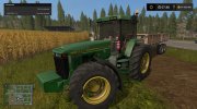 John Deere 8400 для Farming Simulator 2017 миниатюра 3