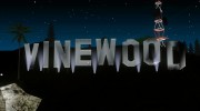Надпись VINEWOOD из GTA 5 для GTA San Andreas миниатюра 3