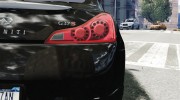 Infiniti G37 Coupe Sport для GTA 4 миниатюра 13