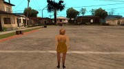 Девушка из Алиен сити для GTA San Andreas миниатюра 3