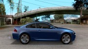 BMW M6 для GTA San Andreas миниатюра 5