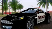 Aston Martin Vanquish Police Version (IVF) для GTA San Andreas миниатюра 1