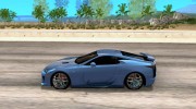 Lexus LFA 10 для GTA San Andreas миниатюра 2