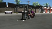 GTA V HVY Forklift для GTA San Andreas миниатюра 1