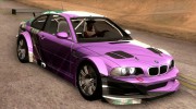 BMW M3 GTR E46 2004 для GTA San Andreas миниатюра 7