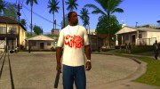 Футболка Gangsta для GTA San Andreas миниатюра 1