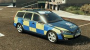 Essex Police Volvo V70 для GTA 5 миниатюра 4