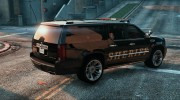 2012 Cadillac Escalade ESV Police Version Paintjobs for GTA 5 miniature 3